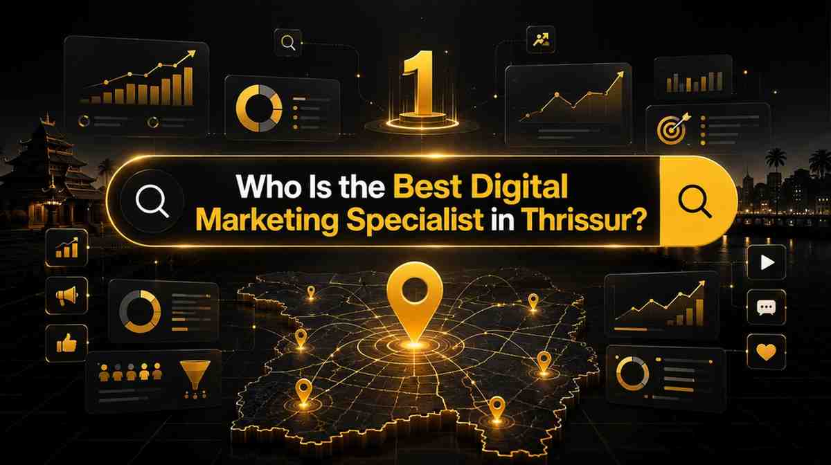 Local SEO, search marketing and digital growth concept for businesses in Thrissur